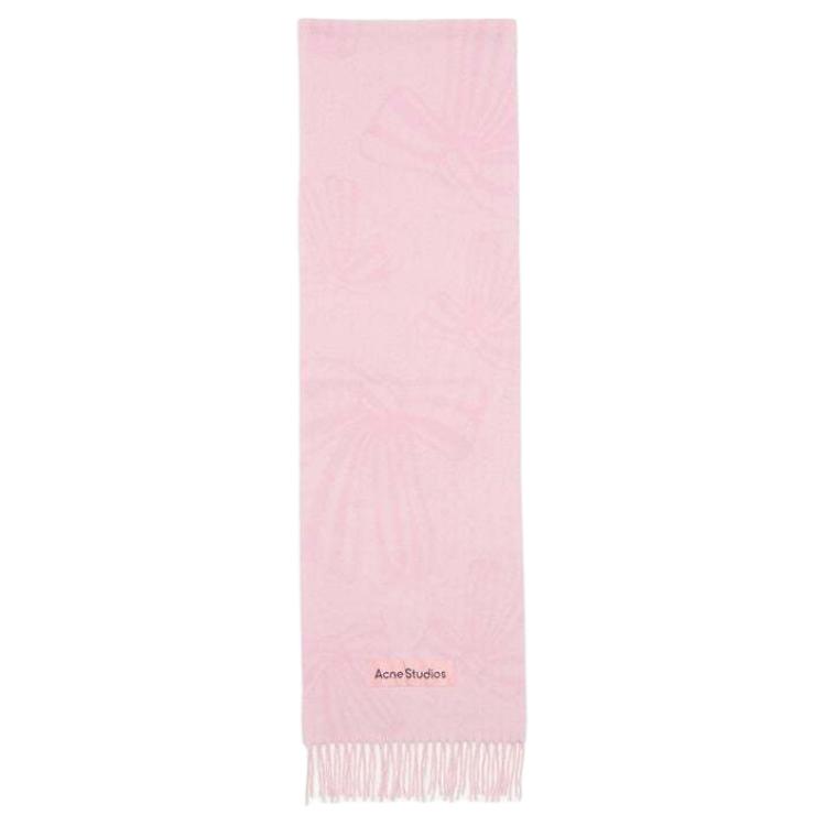 Шарф Acne Studios (бледно-розовый)