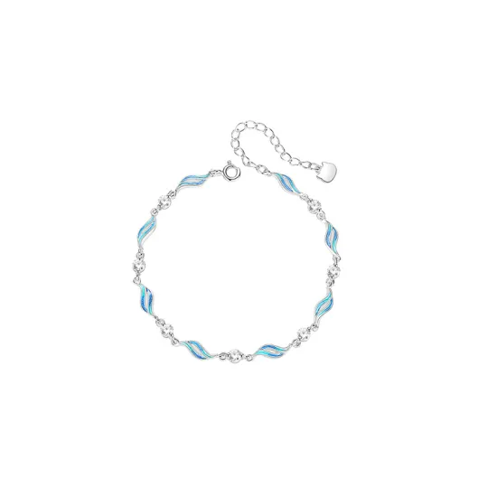 YINCHIE 999 Fine Silver Material Bracelets Women's