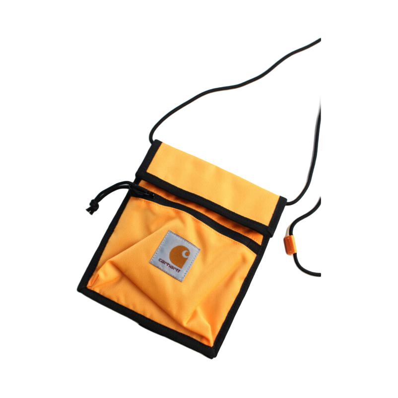 Сумка Carhartt WIP Neck Pouch Logo (желтая) — фото 4