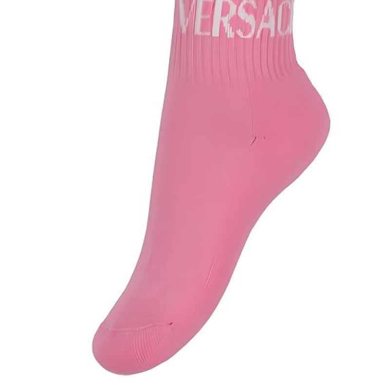 VERSACE Crew Socks Women’s 1 Pack Pink