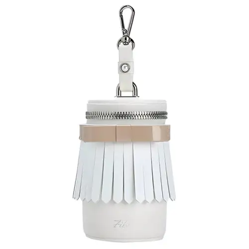 FILA PU Polyurethane Small Ball Bag Clutch Regular Women's White