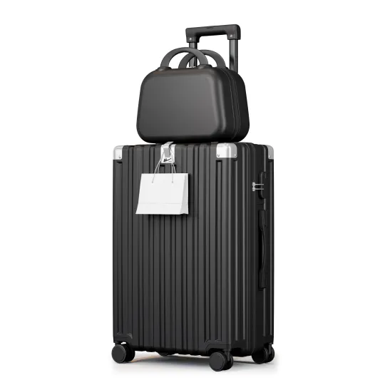 Warrior ABS+PC Luggage Travel Suitcase Durable Leather Trunk Sub Lock Box