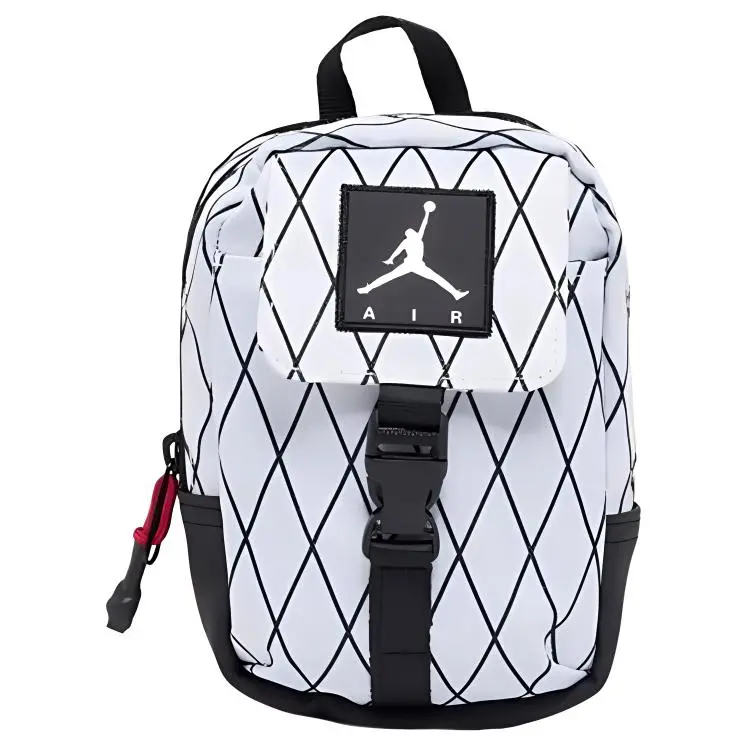 Jordan Polyester Sling Bag, Fanny Pack, Handbag, Shoulder Bag, Crossbody Bag Small Unisex White/Black