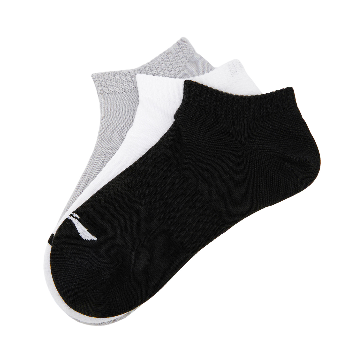Li Ning Sports Life Collection Ankle Socks Unisex 3 Pack