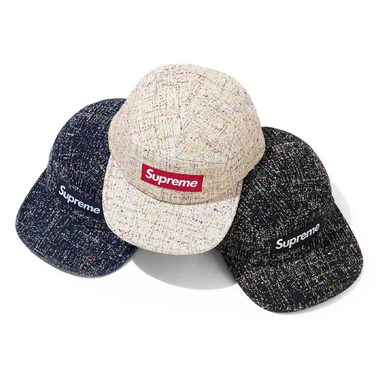 Supreme Denim Boucle Camp Cap