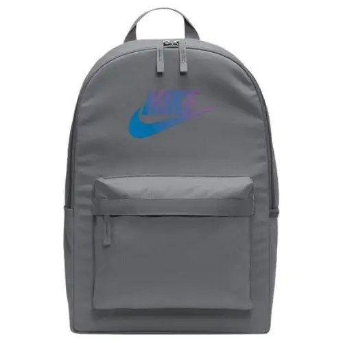 Nike Polyester Backpack Regular Unisex Silver Gray