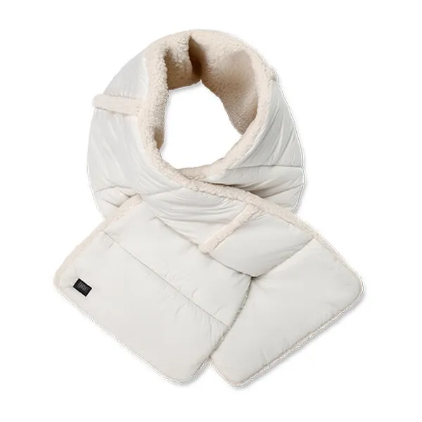 UGG Recycled Nylon, Polyester, Flannelette, Recycled Polyester Snoods Unisex White