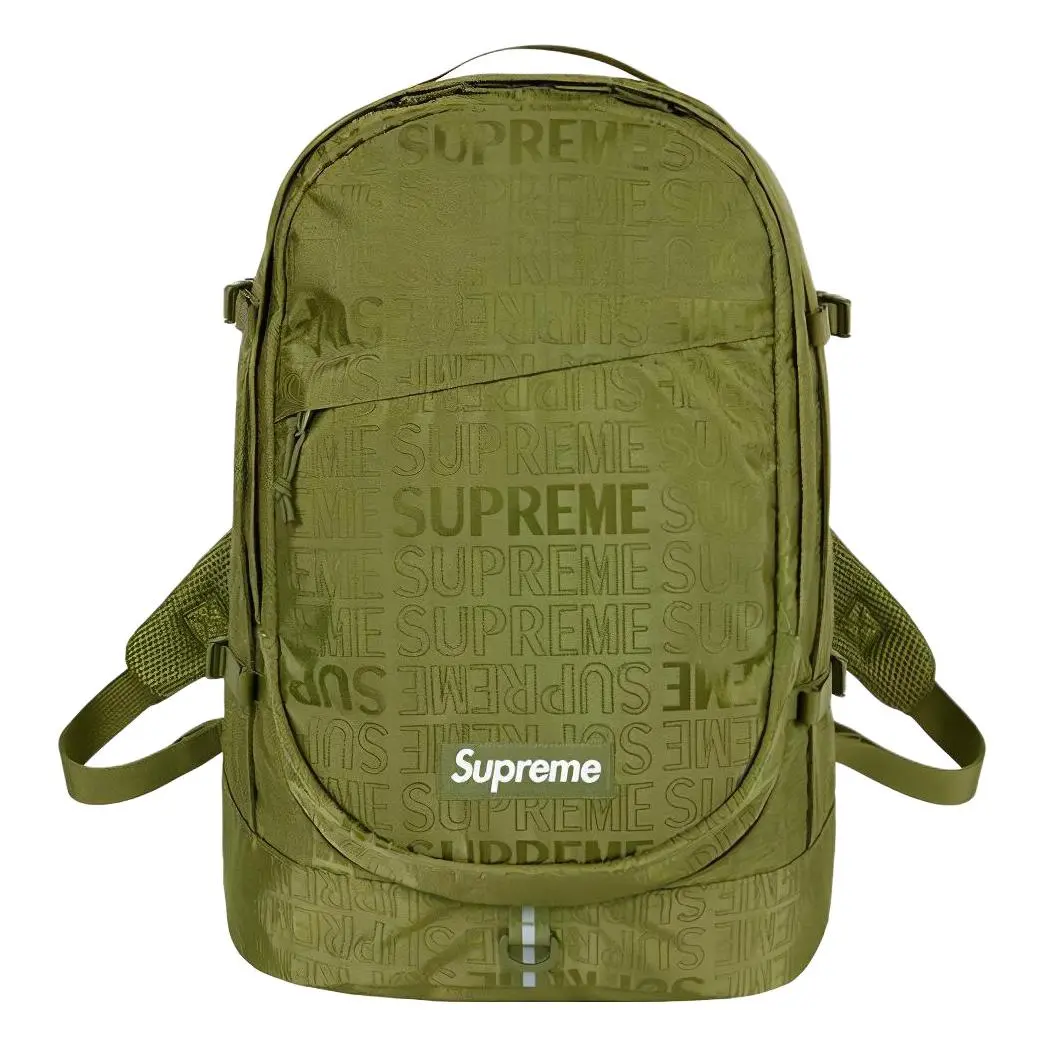 Supreme SS19 Nylon Backpack Regular Unisex Olive Green