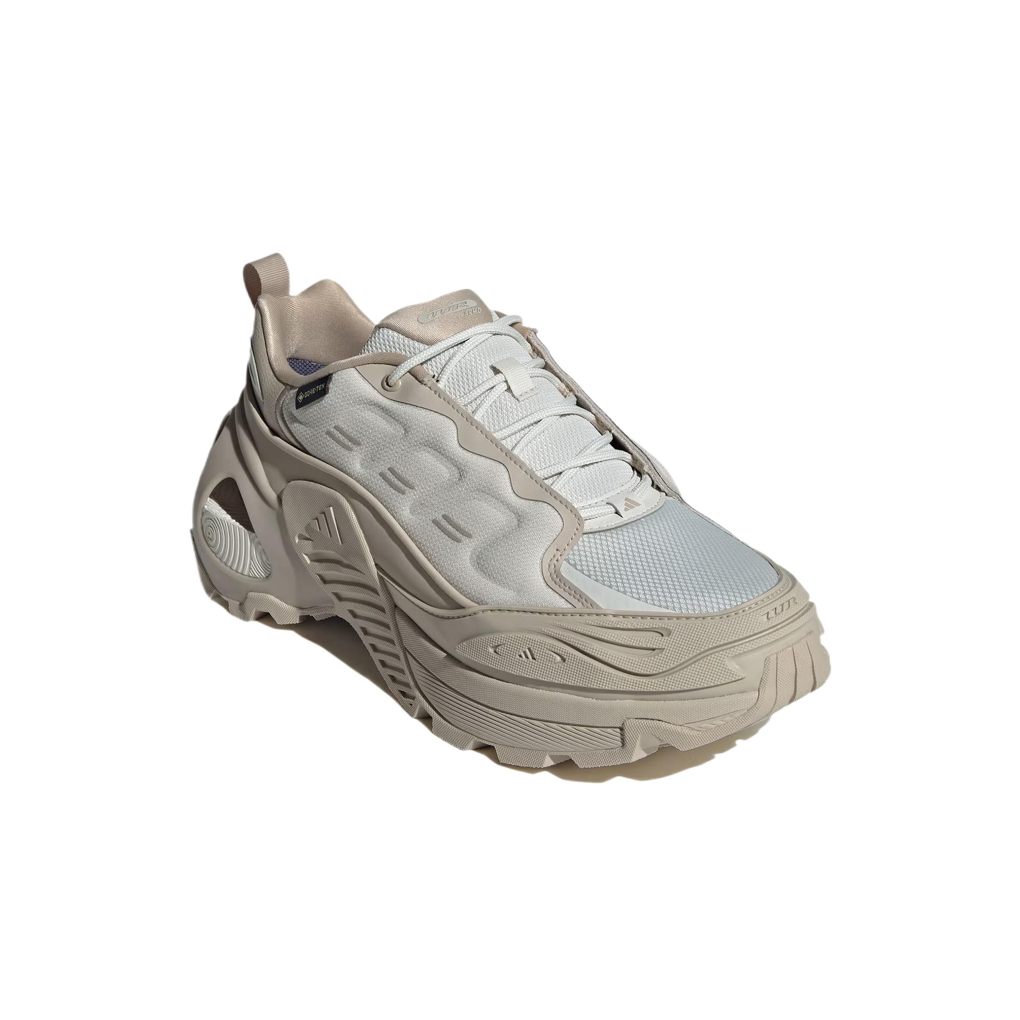 Adidas Wonder Runner Textile, Synthetic Leather Cushioning Slip Resistant Low top Running Shoes Unisex Brown Gray