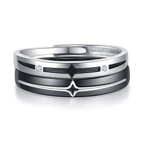 FireMonkey Star Collection 999 Fine Silver Rings Unisex