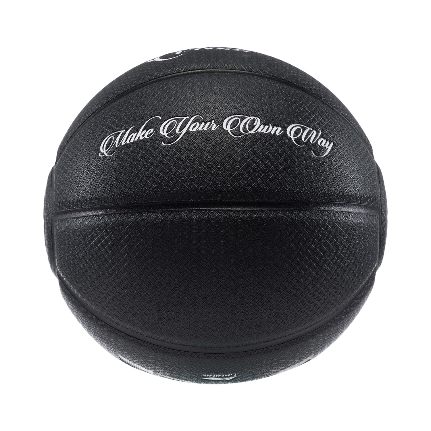 Li Ning Pu Basketball Black White Size 7 Training Unisex