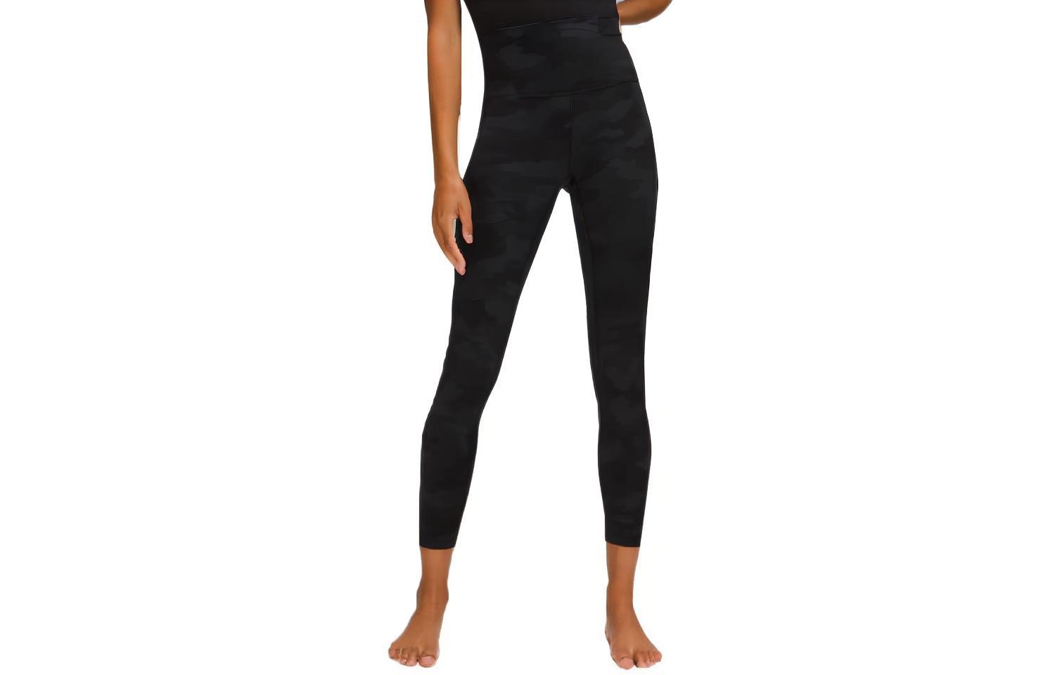Lululemon Align Workout Pants Women’s Camouflage Deep Carbon Multicolor
