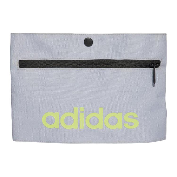 Adidas Polyester Handheld Shoulder Bag, Crossbody Bag Regular Unisex Light Silver