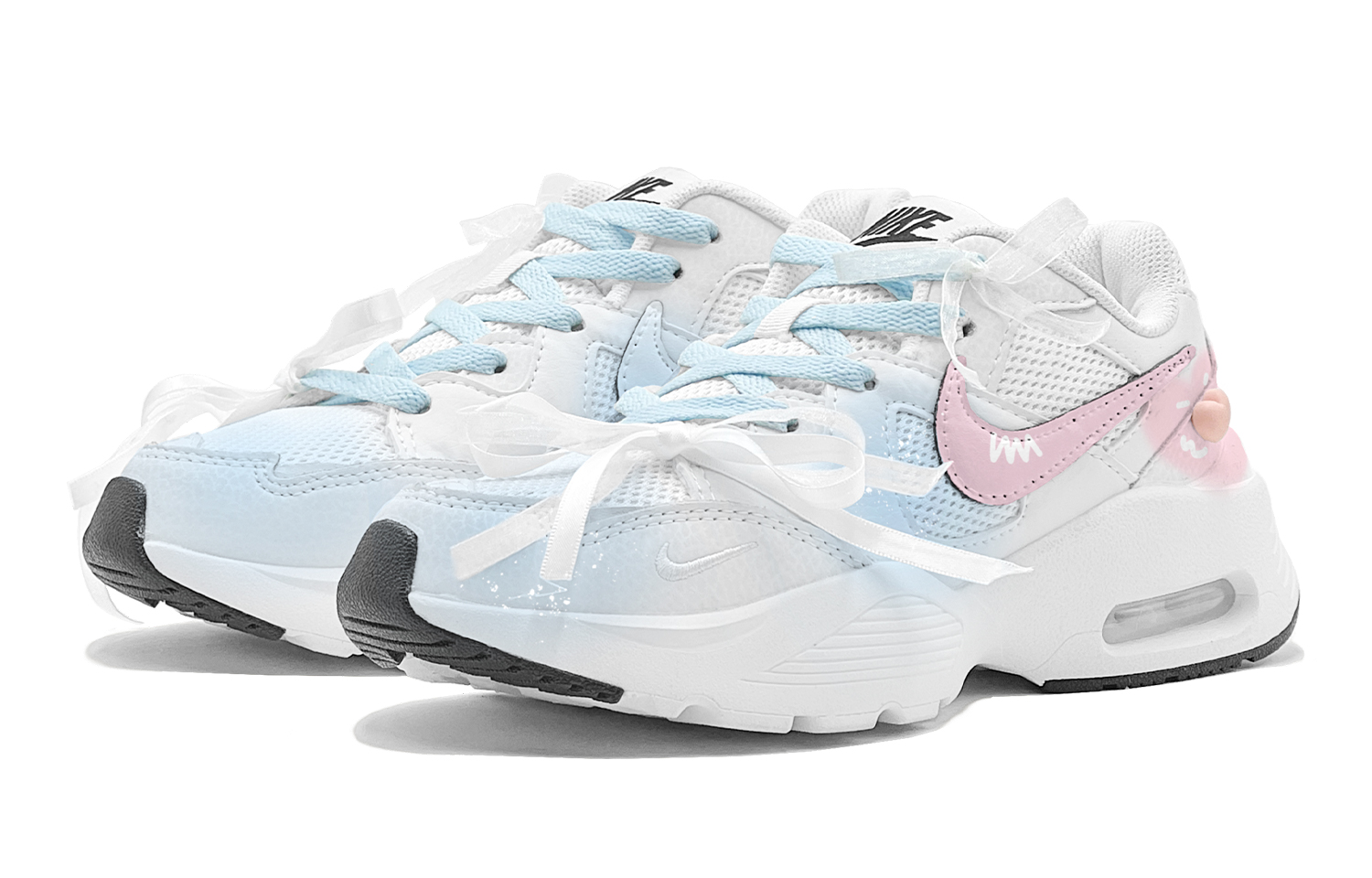 Nike Air Max Fusion Abrasion Resistant Lightweight Wear resistant And Lightweight Low top Running Shoes Women’s
