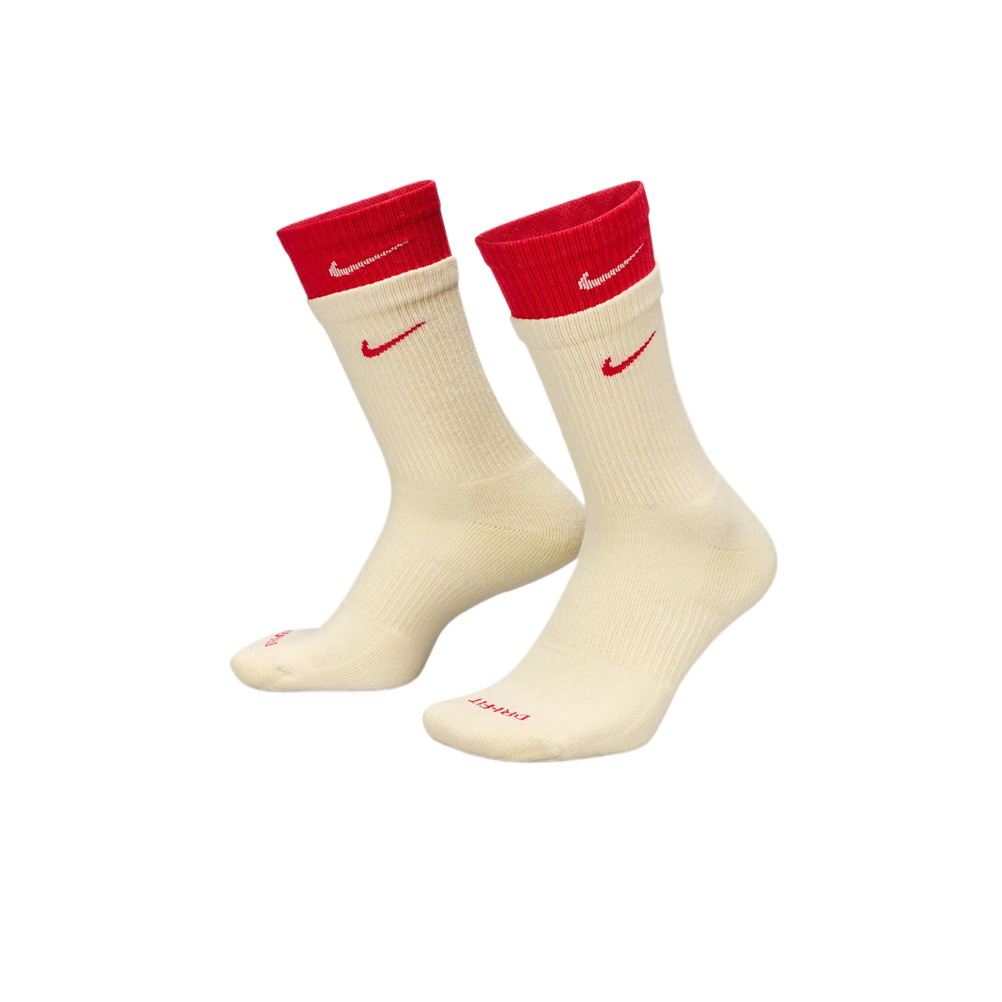 Nike Crew Socks Unisex 1 Pack Coconut Milk