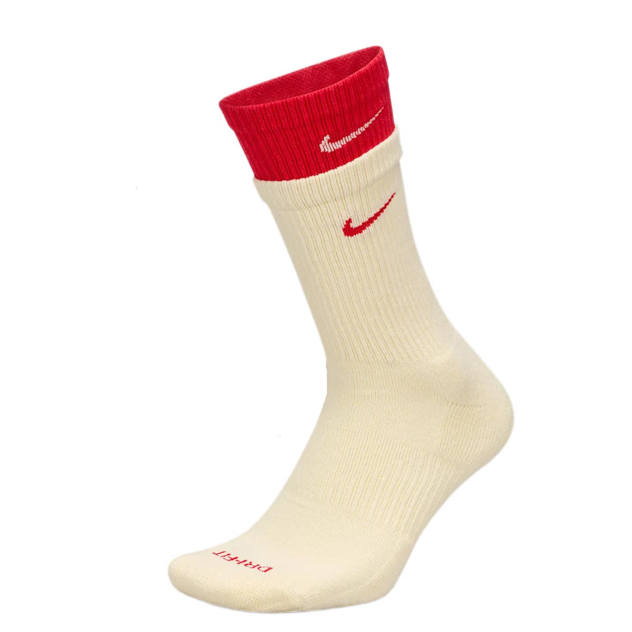 Nike Crew Socks Unisex 1 Pack Coconut Milk