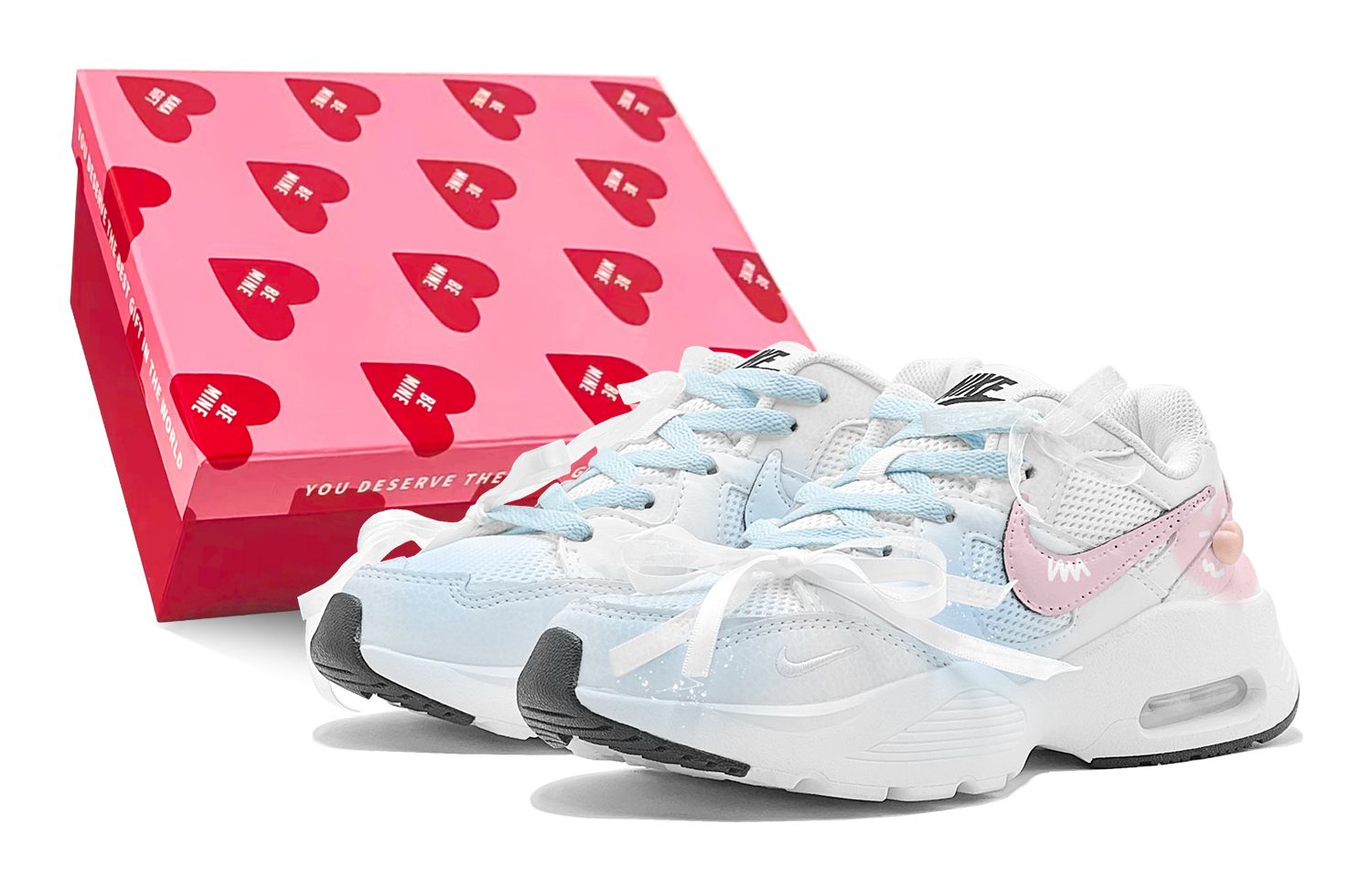 Nike Air Max Fusion Abrasion Resistant Lightweight Wear resistant And Lightweight Low top Running Shoes Women’s