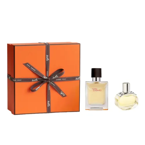HERMES Gift box, perfume, wooden set for friend for students, grapefruit, Birthday gift, woody notes