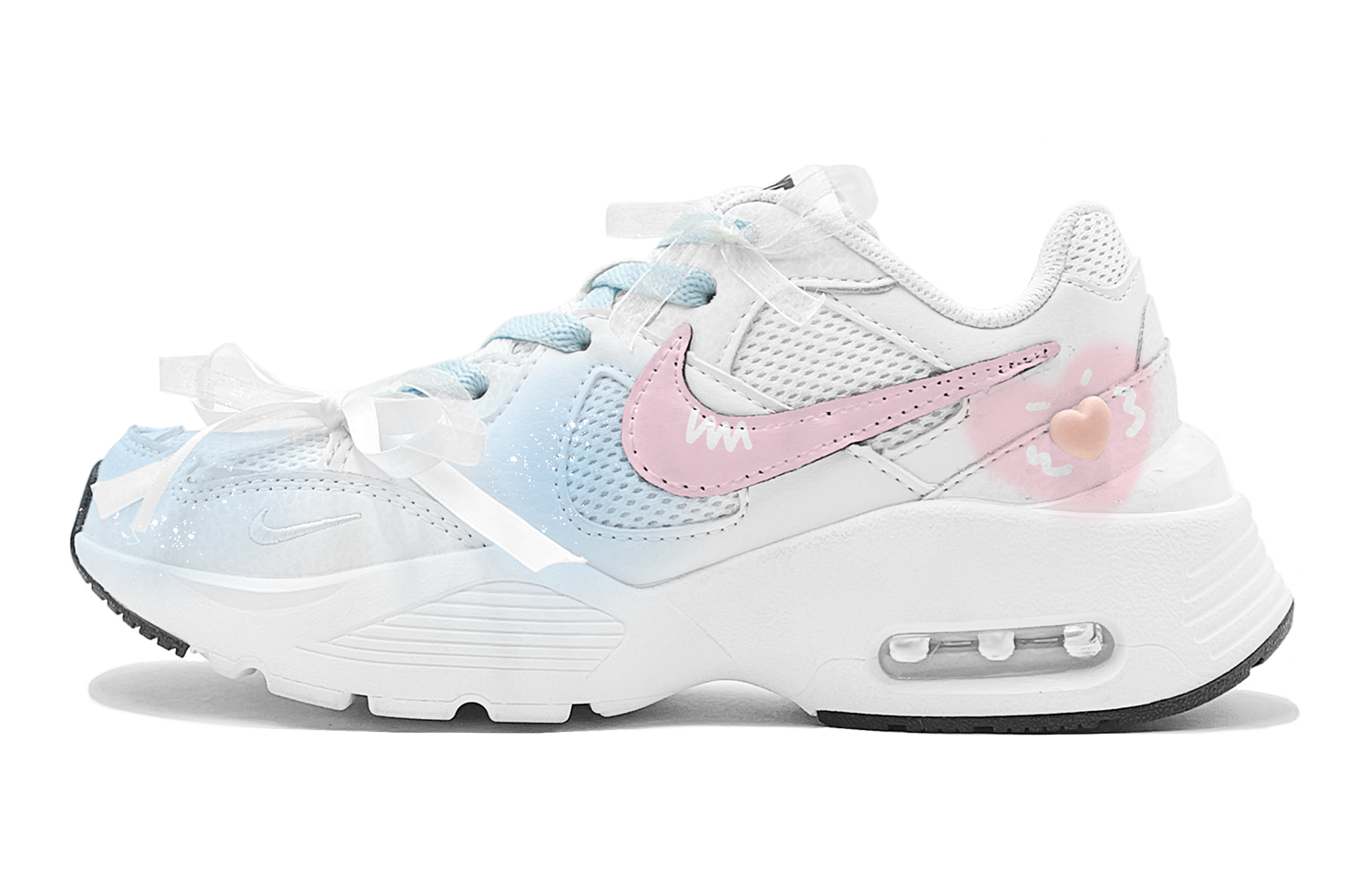 Nike Air Max Fusion Abrasion Resistant Lightweight Wear resistant And Lightweight Low top Running Shoes Women’s