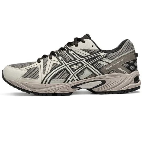 ASICS Gel Kahana TR Synthetic Leather Low top Chunky Sneakers Unisex Gray