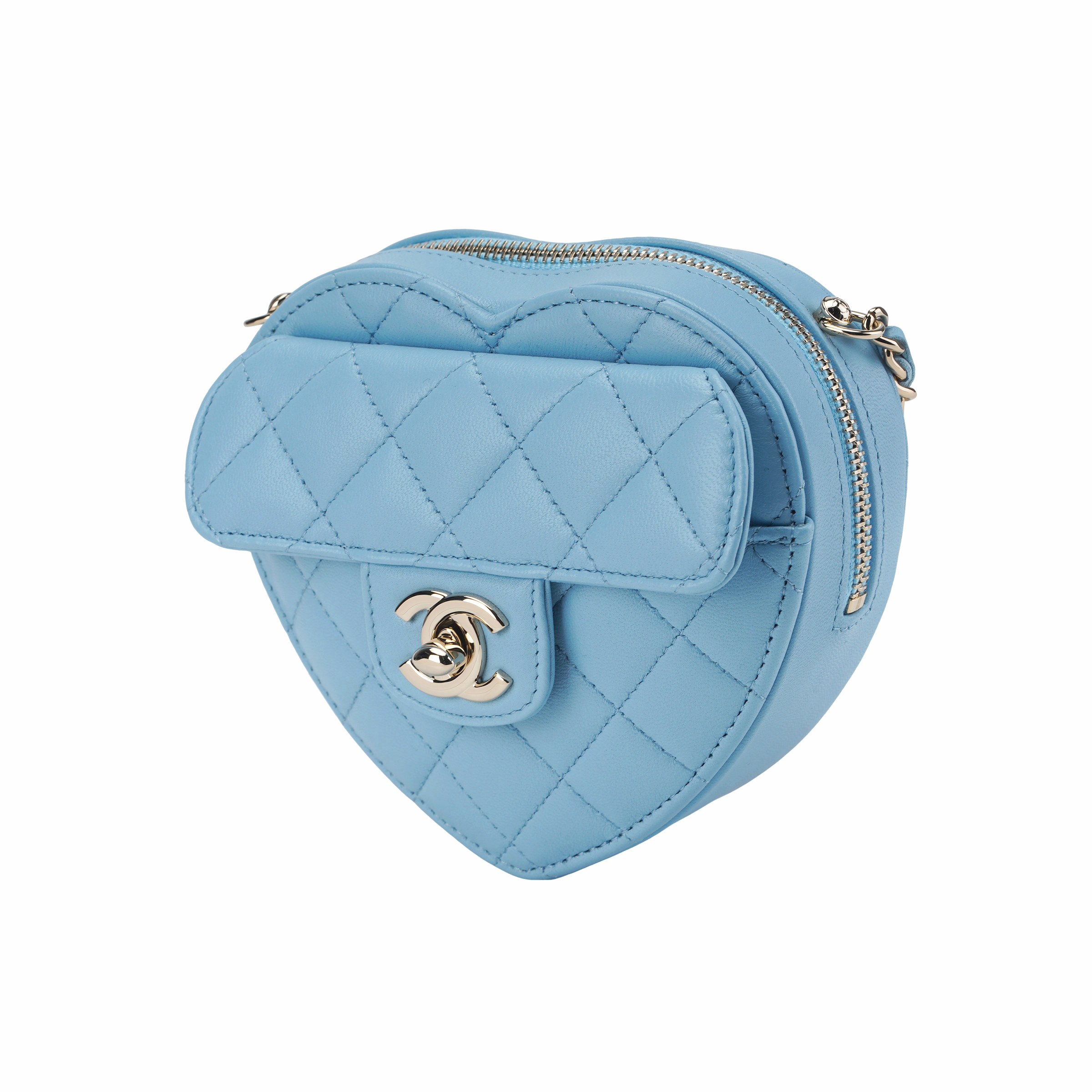 Сумка Chanel (голубой) — фото 2