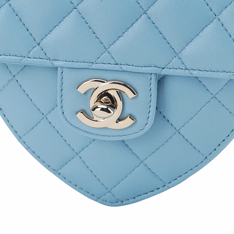 Сумка Chanel (голубой) — фото 5