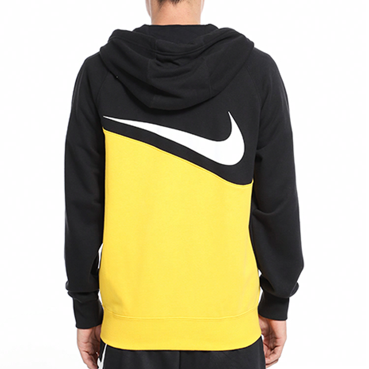 Мужская куртка Nike (черно-желтая) — фото 5