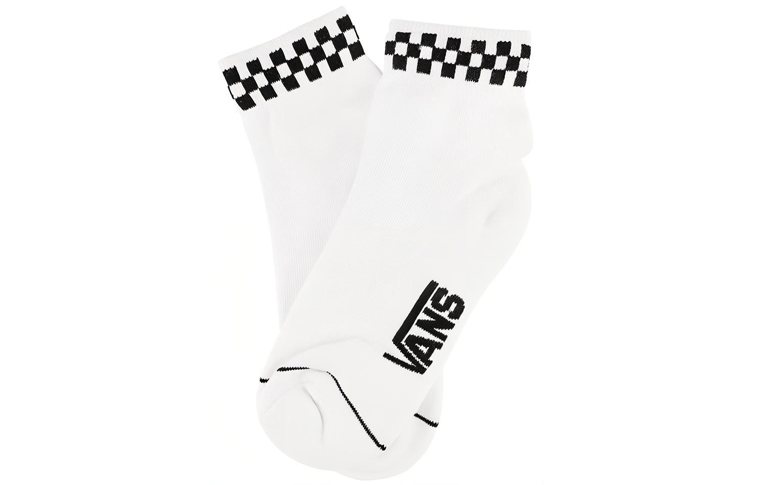 Женские носки Vans Checkerboard Socks (белые) — фото 5