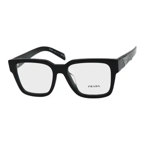 PRADA Triangle-logo Plaque Square-frame Glasses