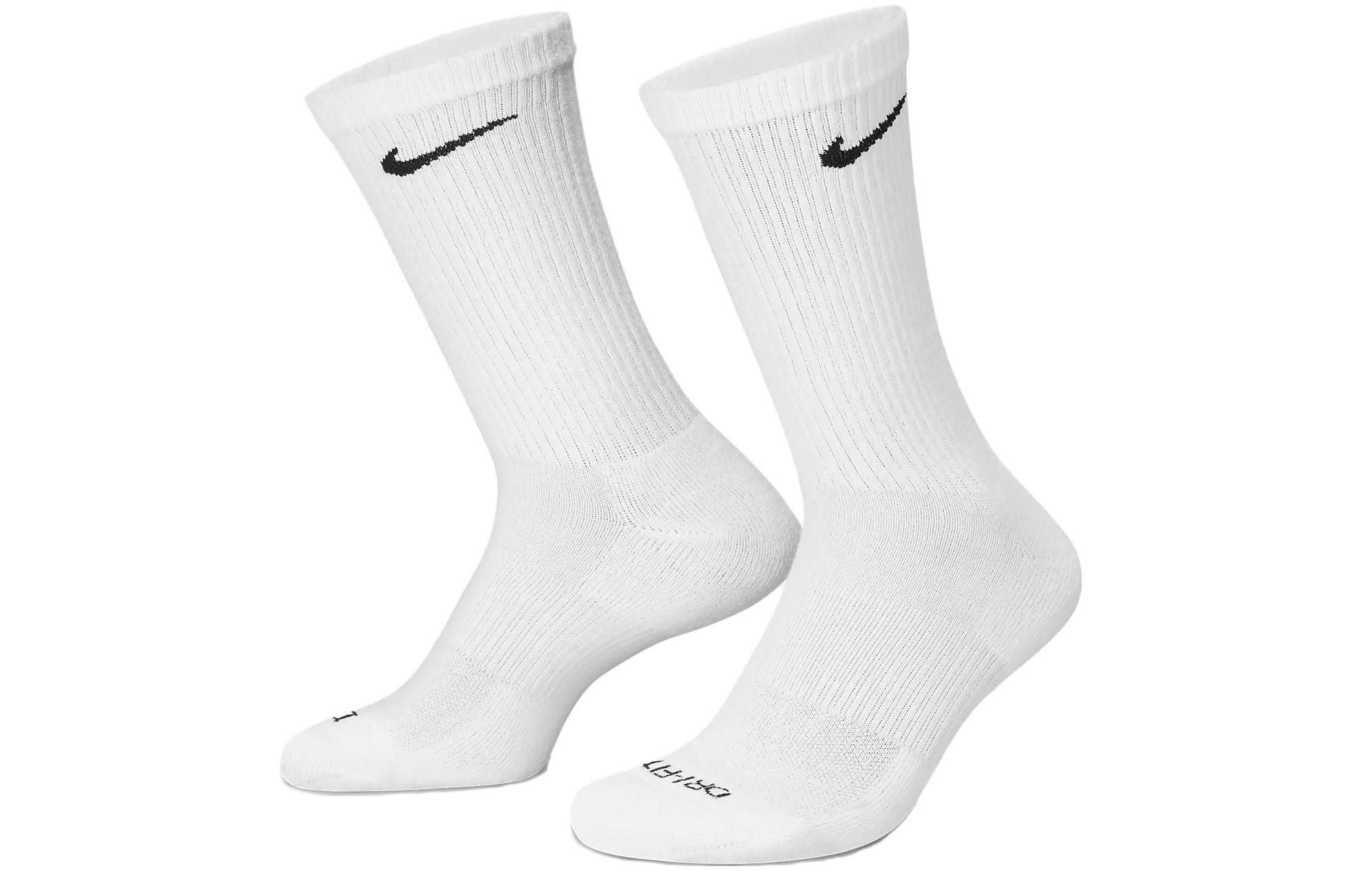 Nike Crew Socks Men’s 3 Pack White