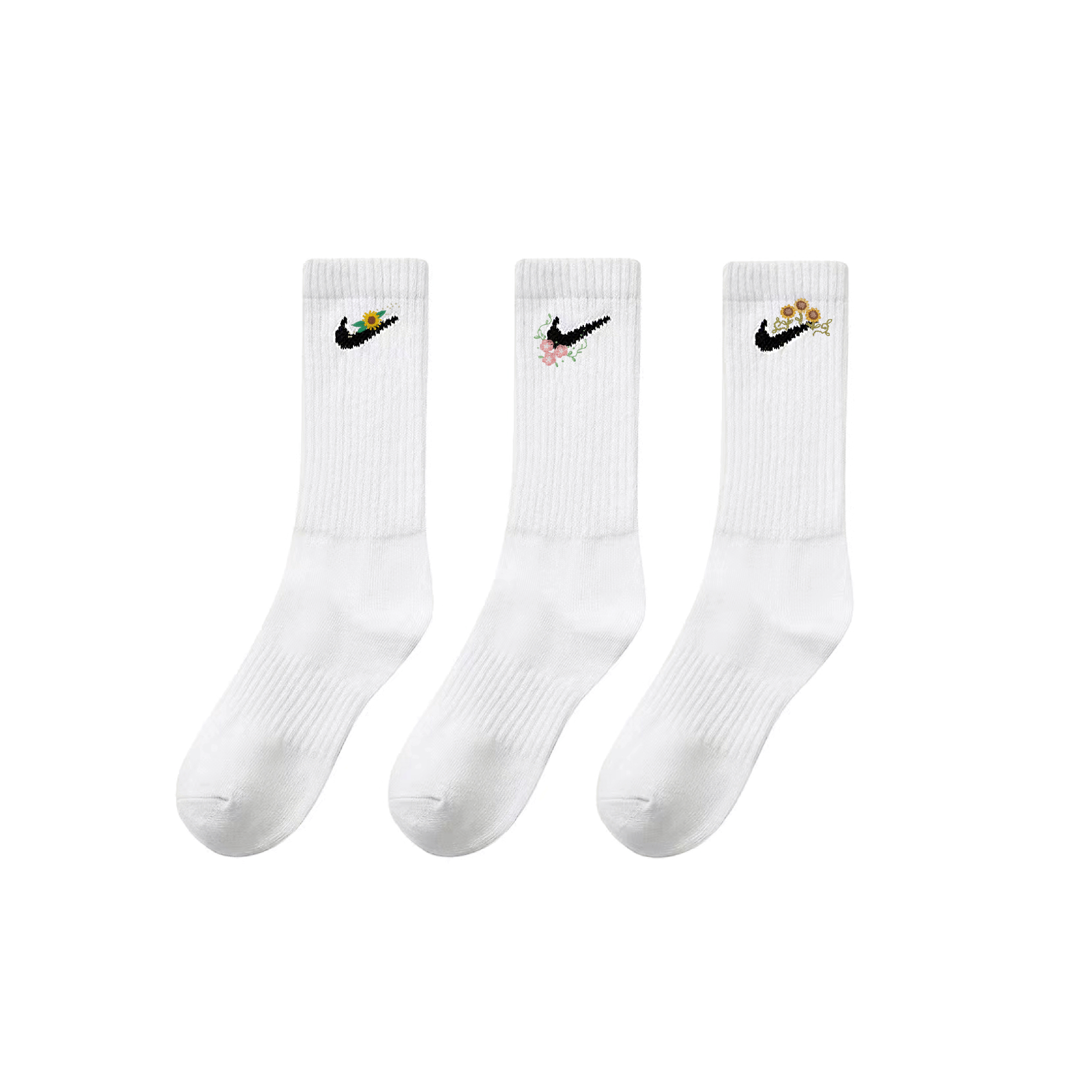 Nike Crew Socks Unisex 3 Pack White