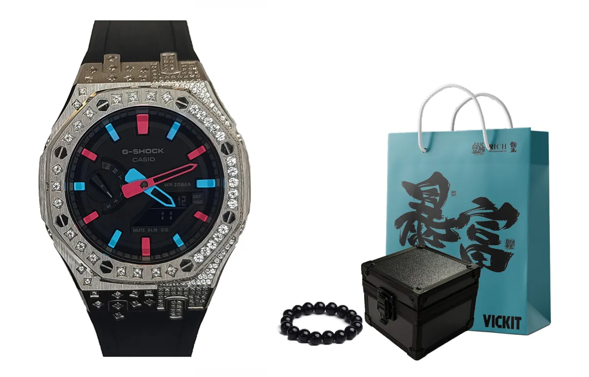 CASIO Men Liquid Crystal/Analog Dual Display Series Black Watch