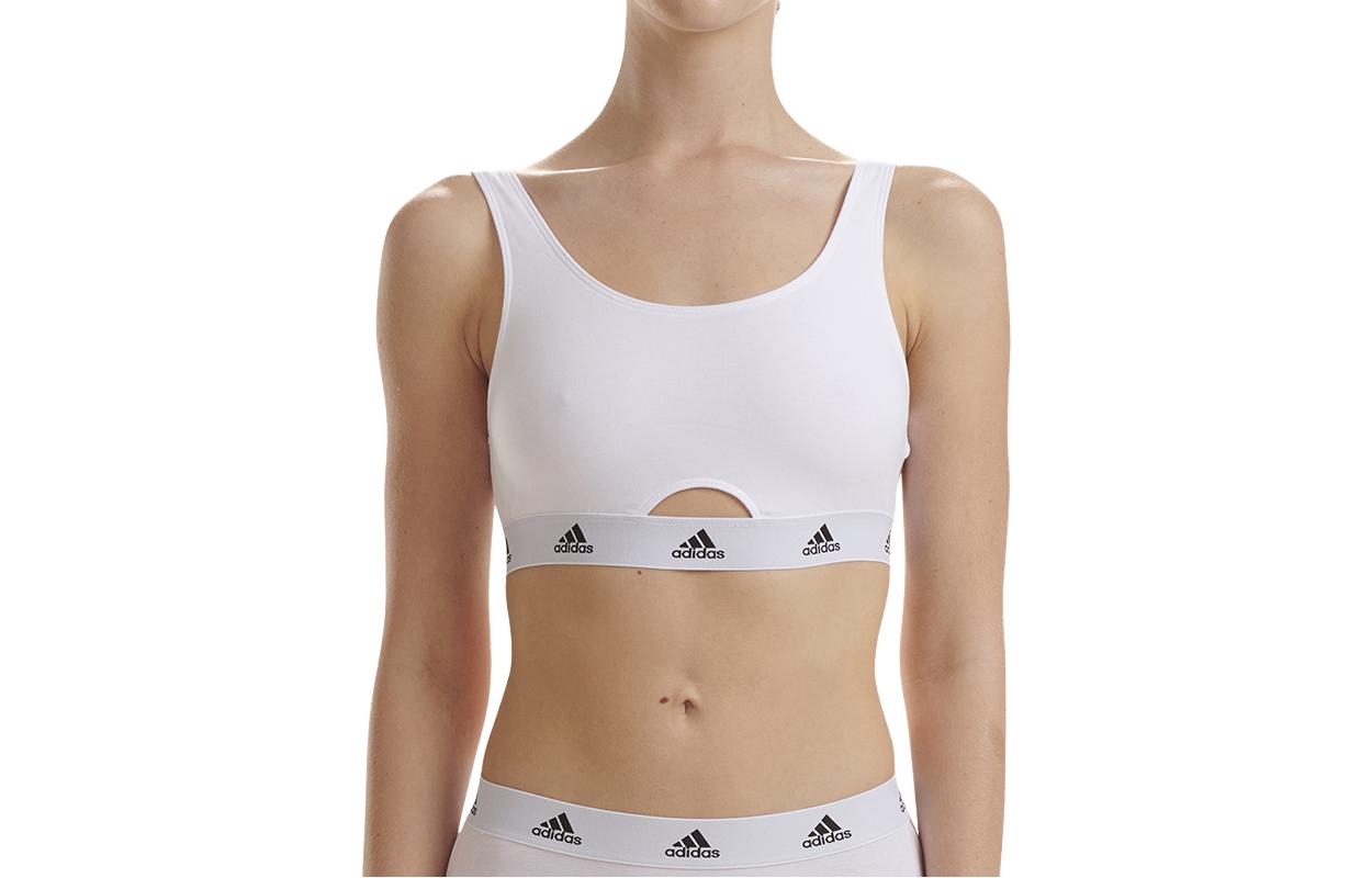 Топ-бра adidas (белый)