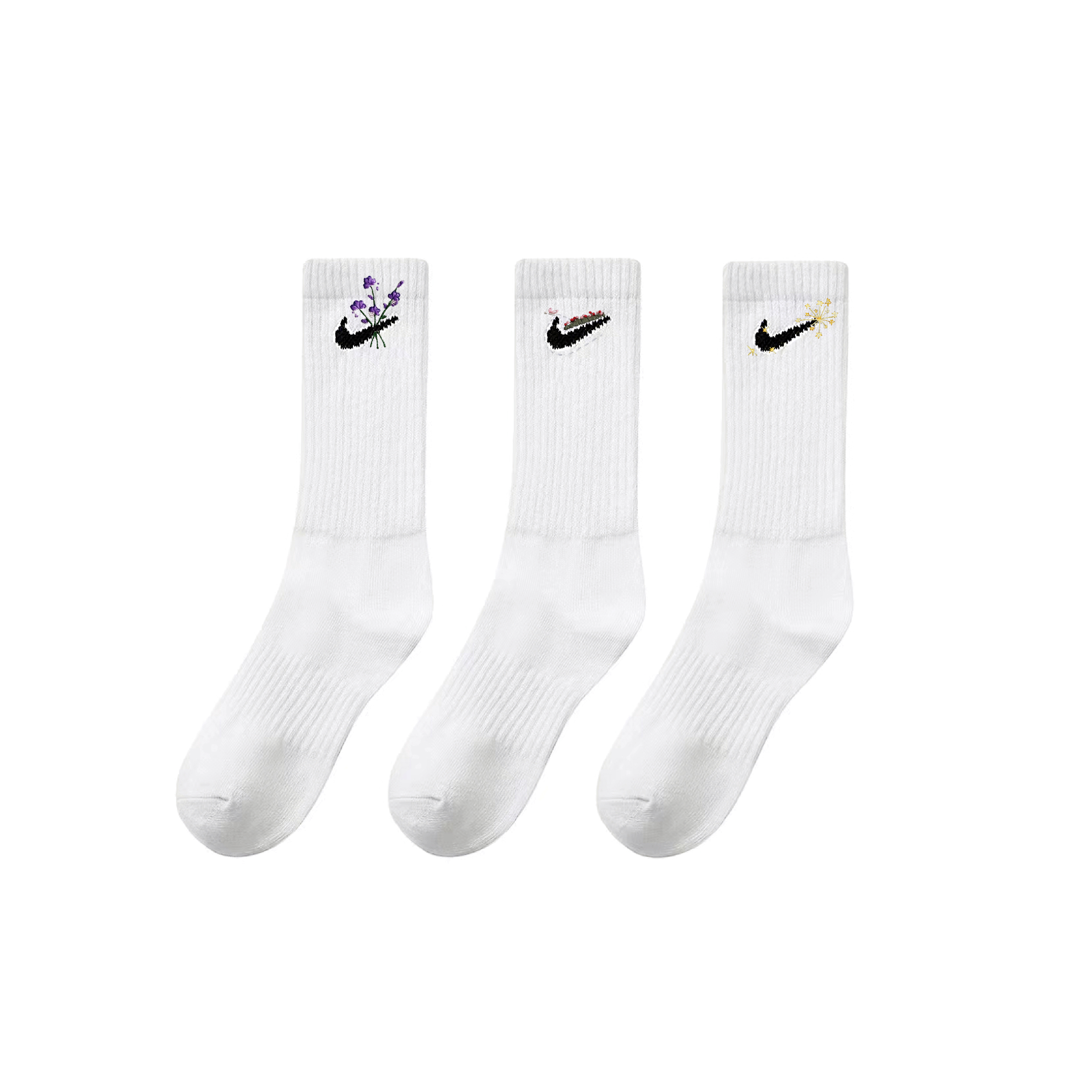 Nike Crew Socks Unisex 3 Pack White