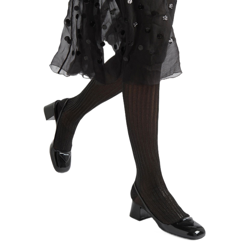 PRADA Prada, black tights, tight