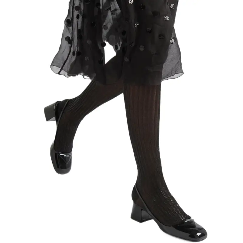 PRADA Prada, black tights, tight