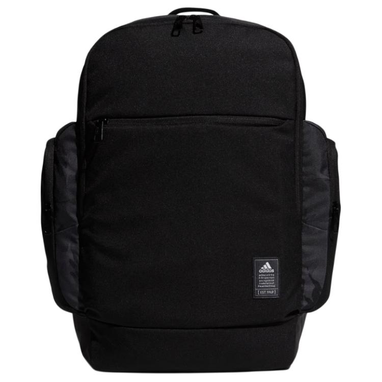 Adidas Large Capacity Recycled Polyester Backpack Regular Unisex Black