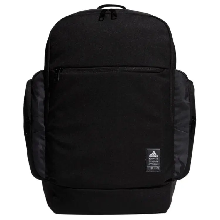 Adidas Large Capacity Recycled Polyester Backpack Backpacks Unisex Black