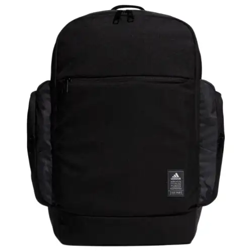 Adidas Large Capacity Recycled Polyester Backpack Regular Unisex Black