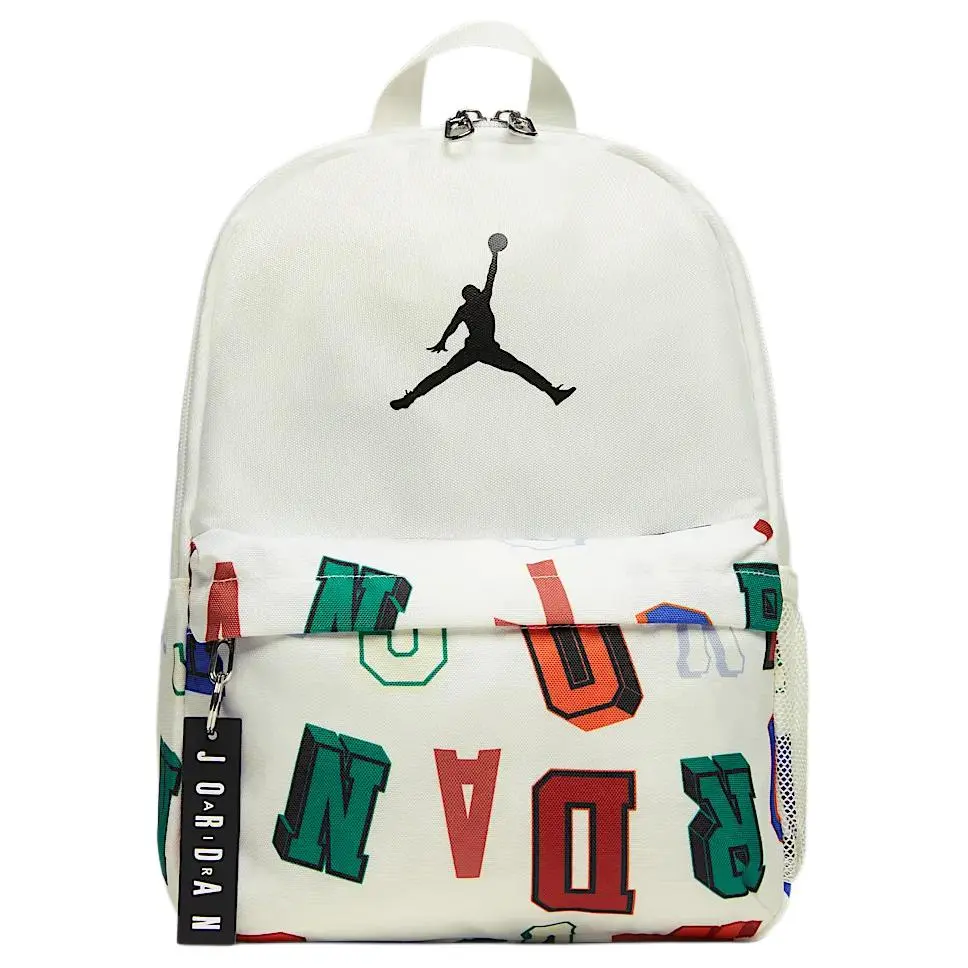 Jordan Polyester Backpack Unisex White
