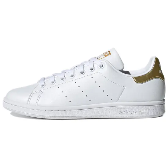 Adidas Originals Stan Smith White Gold Metallic Women's