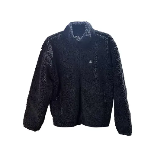 Converse Velvet feel Coat Unisex Black