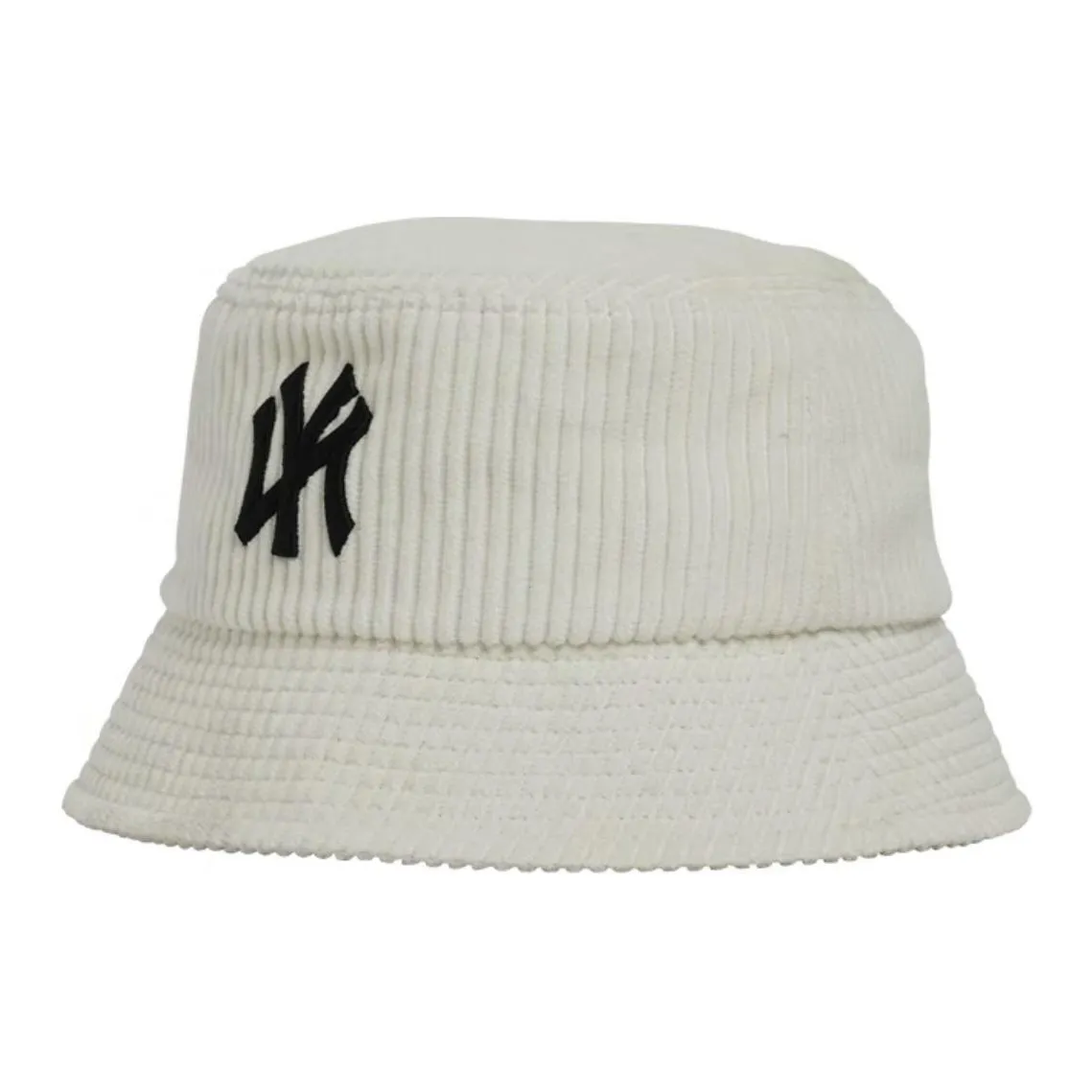 MLB Corduroy Bucket Hats Unisex White