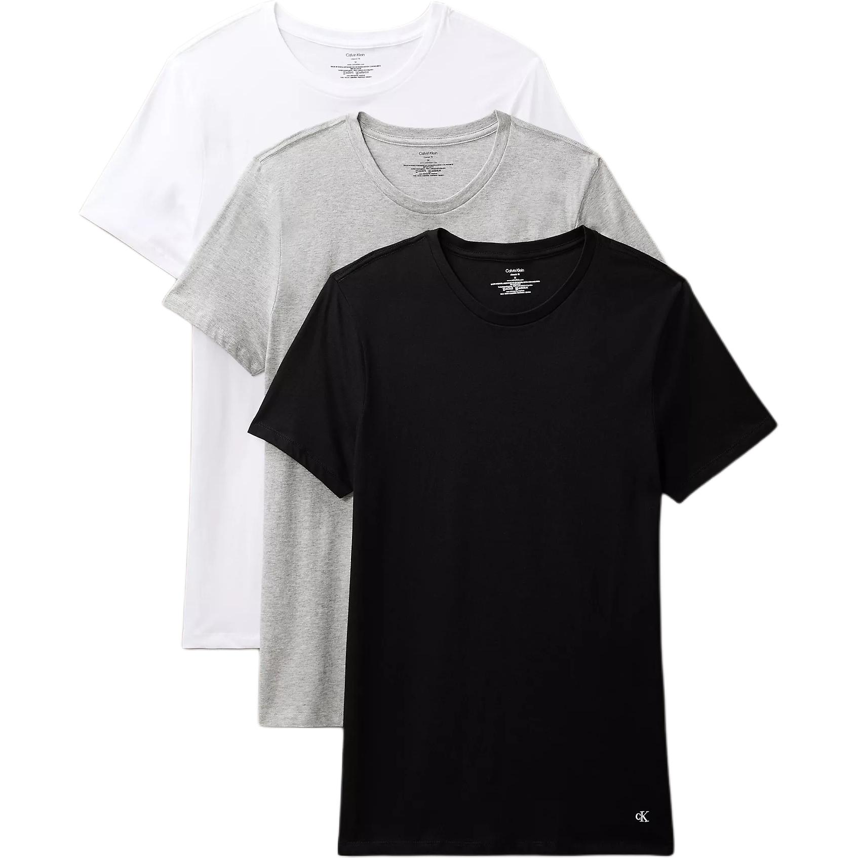 Мужские футболки Calvin Klein 3-Pack (белые)