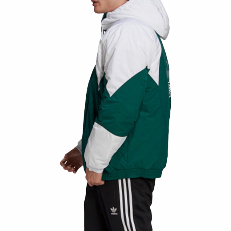 Мужская куртка adidas originals BIG TREFOIL (зеленая) — фото 5
