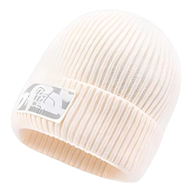 THE NORTH FACE Knitted Fabric Beanies Unisex White/Black