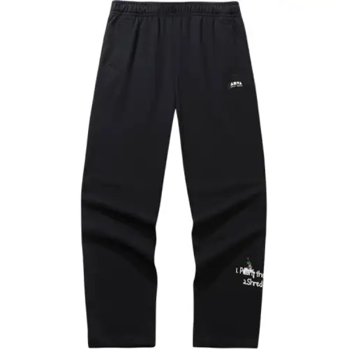 Anta Life Collection Knitted Sweatpants Men's Basic Black