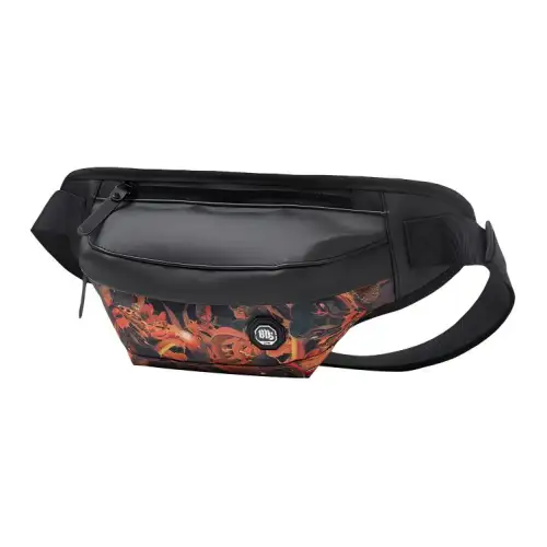 Li Ning Artificial Leather Fanny Pack Regular Unisex Orange