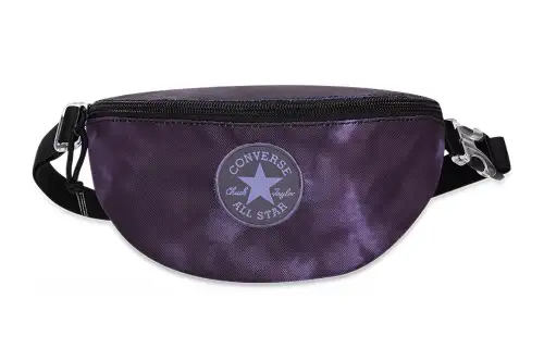 Converse Polyester One Shoulder Crossbody Fanny Pack Regular Unisex Purple