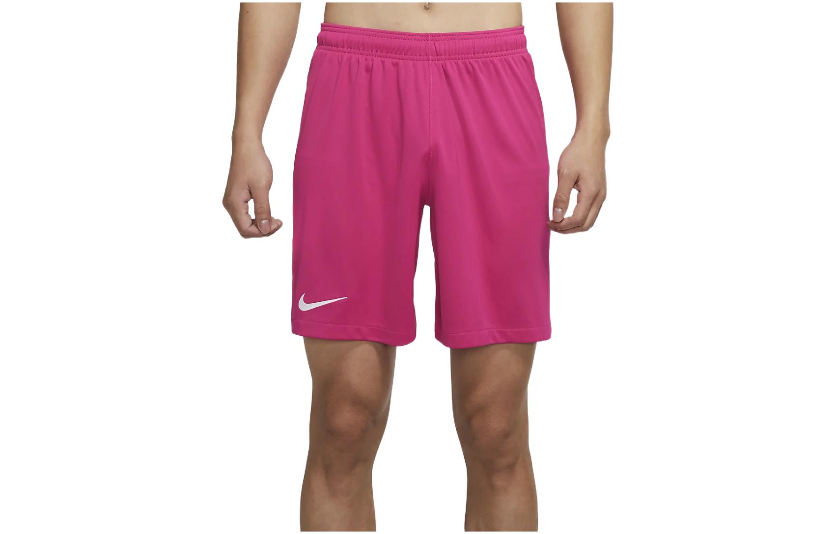 Nike Dri-FIT Solid Color Logo Football Shorts SW Fan Edition 2021/22 Season Shanghai Shenhua Away Men's Raspberry Red